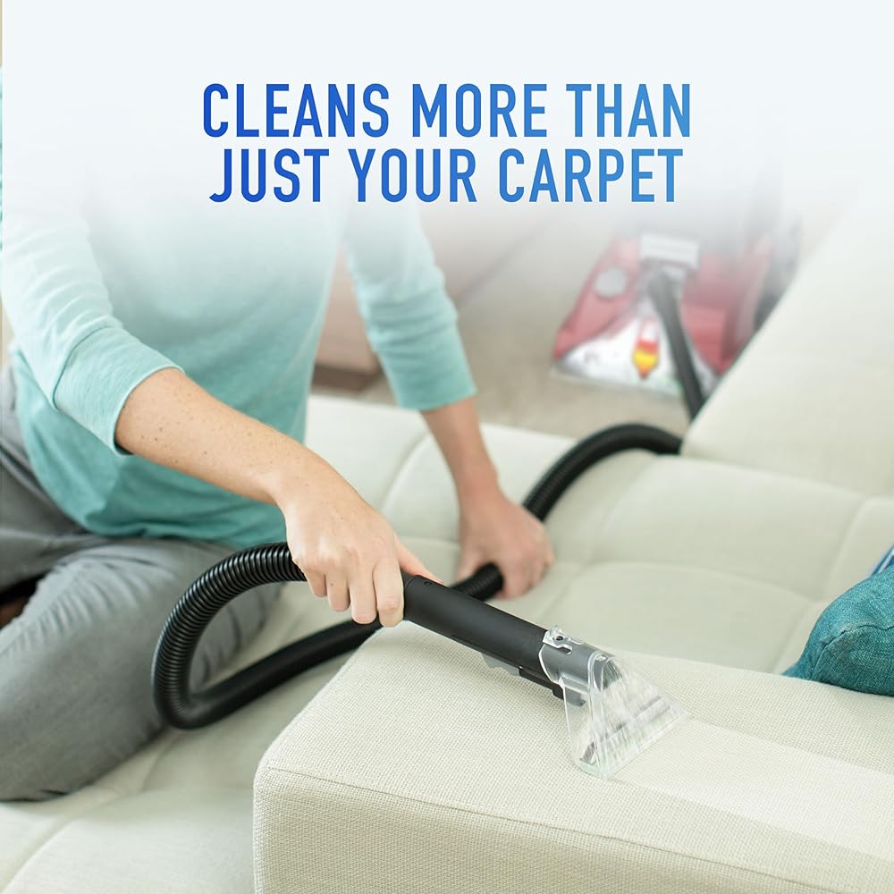 - Hoover PowerScrub Deluxe Carpet Cleaner Machine for Carpet and Upholstery, Deep Cleaning Carpet Shampooer Machine with Multi-Purpose Tools, Pair Carpet Cleaner Solution - Carpet Steam Cleaners