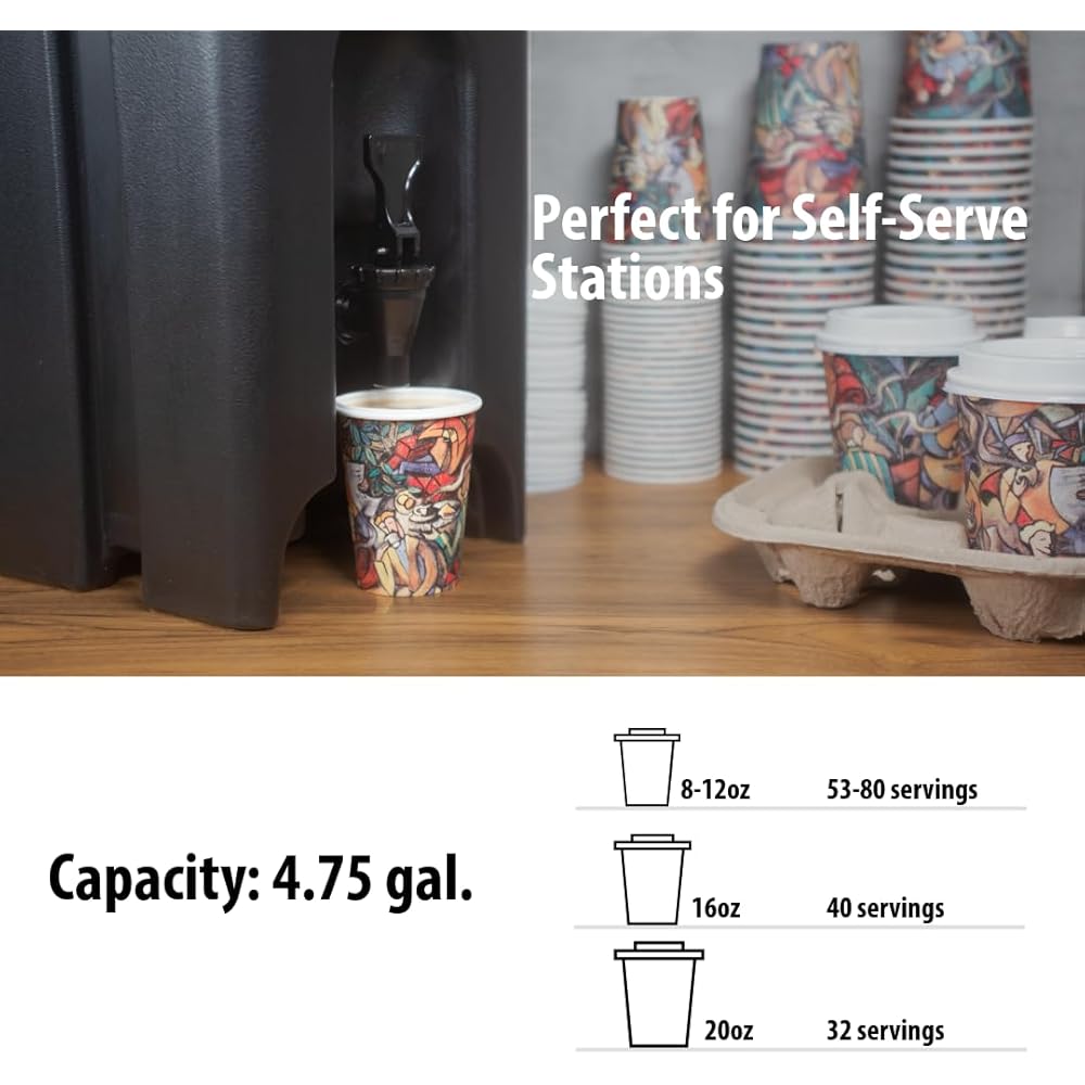 Camtainer 5 Gallon Capacity Black : Home & Kitchen