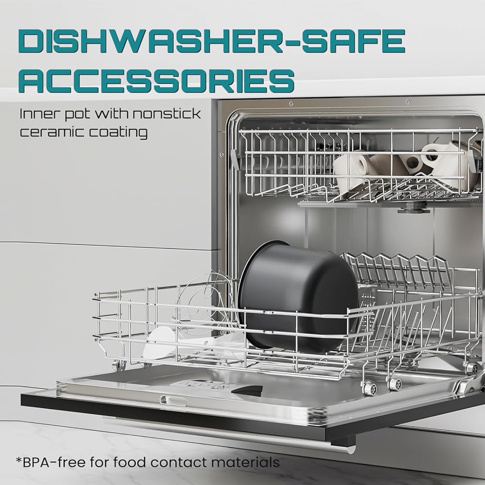 OLIXIS Electric Pressure Cooker 8 Quart Stainless Steel Multi Cooker Electric for Pressure 16-in-1 Rice, Steamer, Yogurt Maker, Slow Cook,Meat Stew, Cake, Saute, Multigrain: Home & Kitchen