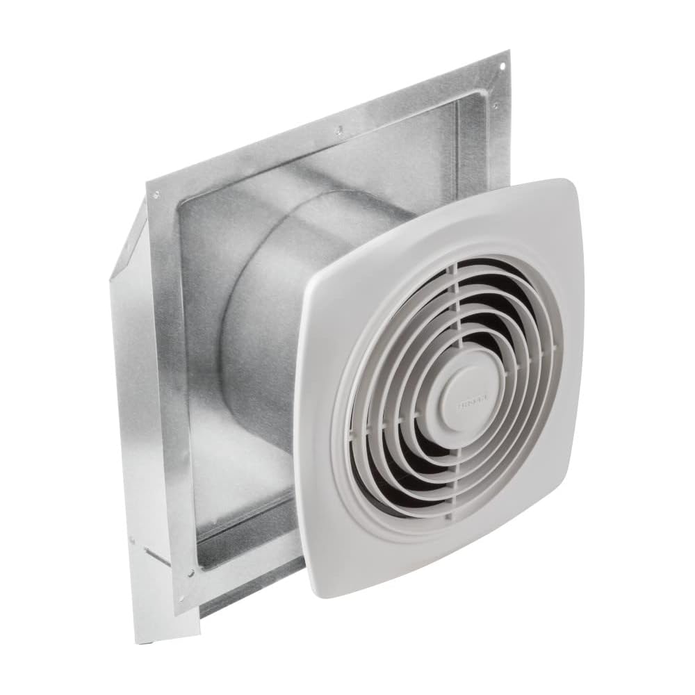 Broan-NuTone 509 Through-the-Wall Ventilation Fan White Cover, 200 CFM, 8.5 Sones, 8