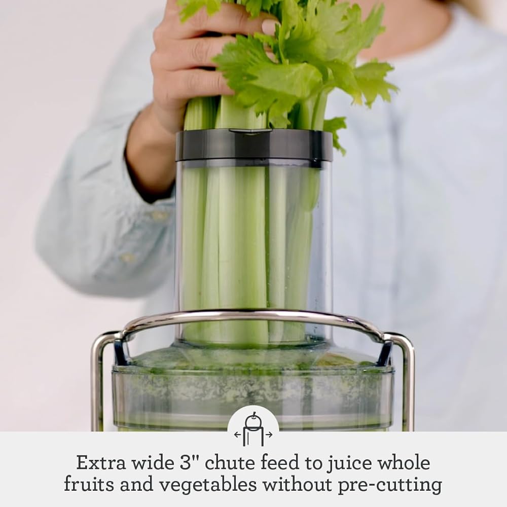 Breville BJE430SIL Juice Fountain Cold, 70 fl oz, Silver: Home & Kitchen