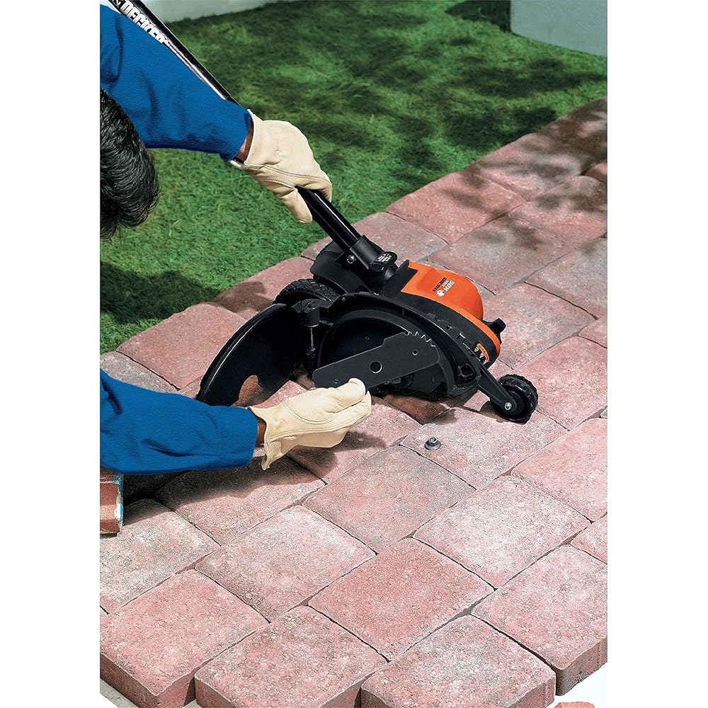 : BLACK+DECKER 12 Amp 2-in-1 Landscape Edger and Trencher, (LE760FF) : Patio, Lawn & Garden