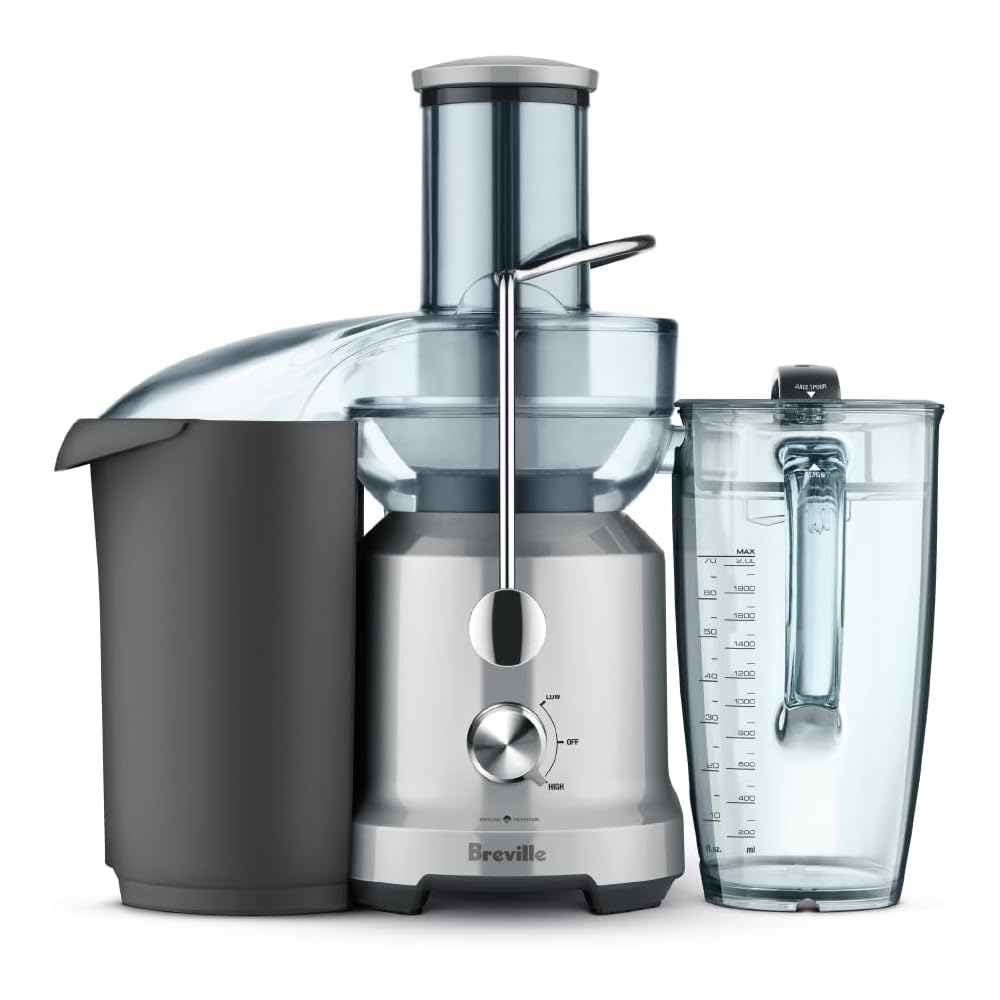 Breville BJE430SIL Juice Fountain Cold, 70 fl oz, Silver: Home & Kitchen