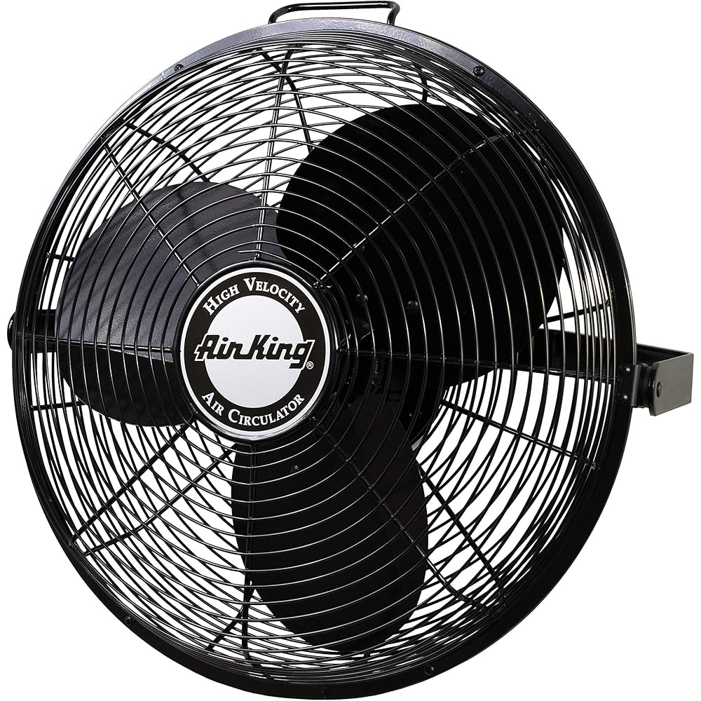 Air King 9318 Industrial Grade High Velocity Multi Mount Fan, 18-Inch,Black : Home & Kitchen