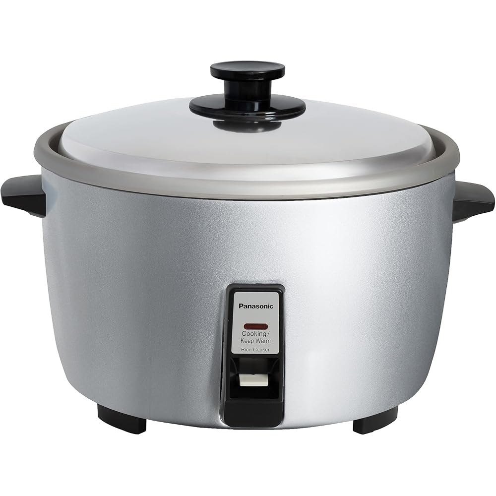 Panasonic Commercial Rice Cooker, Large Capacity 46-Cup (Cooked), 23-Cup (Uncooked) with One-Touch Operation and 8-Hour Keep Warm - SR-42HZP - Silver : Home & Kitchen