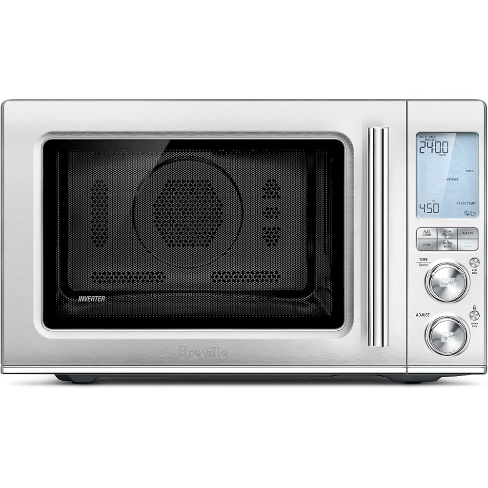Breville BMO870BSS Combi Wave 3-in-1 Microwave, Air Fryer and Convection Oven, Brushed Stainless Steel: Home & Kitchen