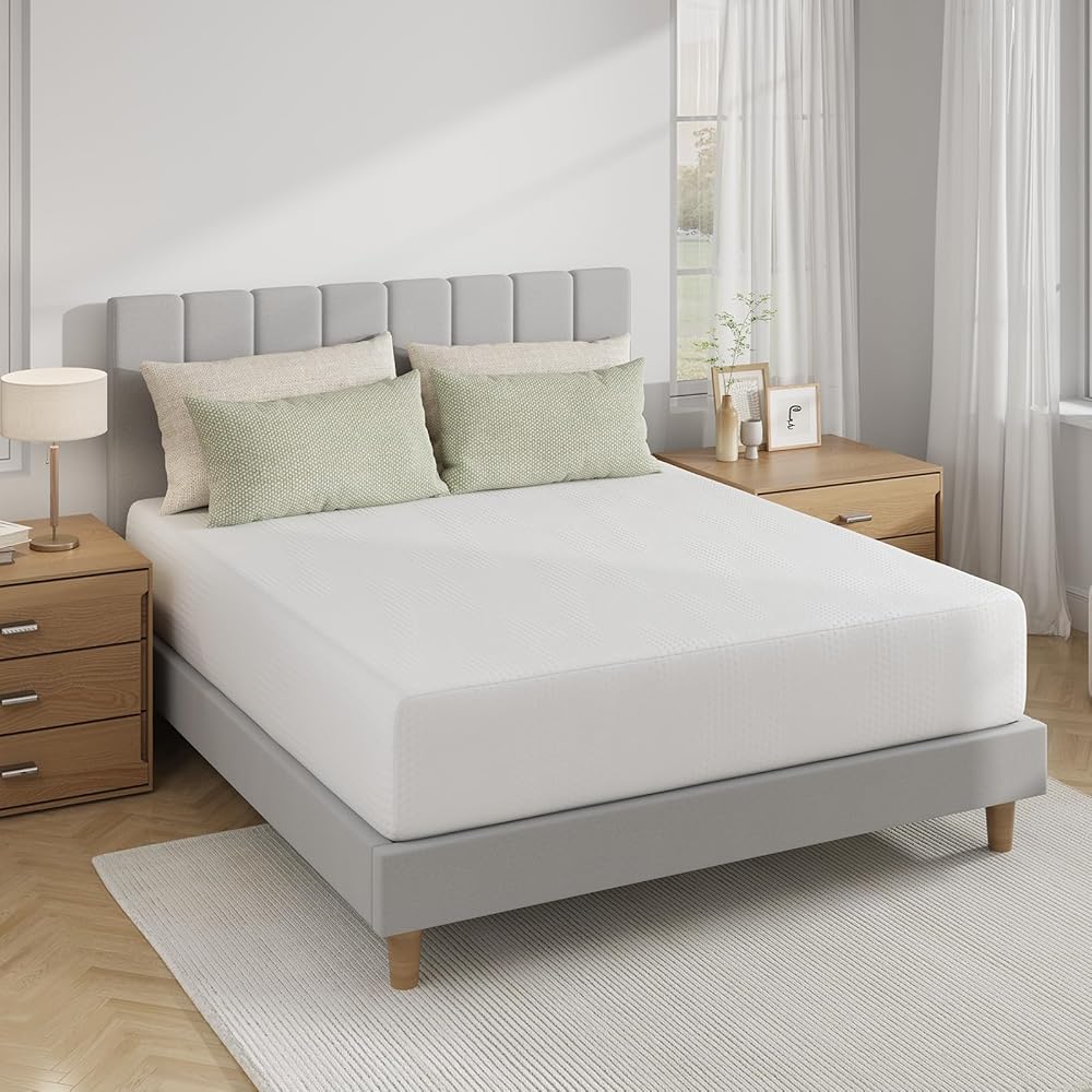 Novilla 12 Inch Queen Mattress in a Box, Gel Memory Foam Queen Size Bed Mattress for Cooling Night Sleep, Comfort Sleep & Pressure Relief, CertiPUR-US Certified : Home & Kitchen