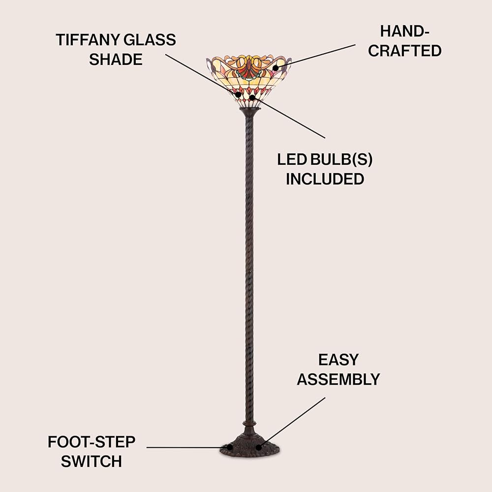 JONATHAN Y JYL8003A Davis Tiffany-Style 70