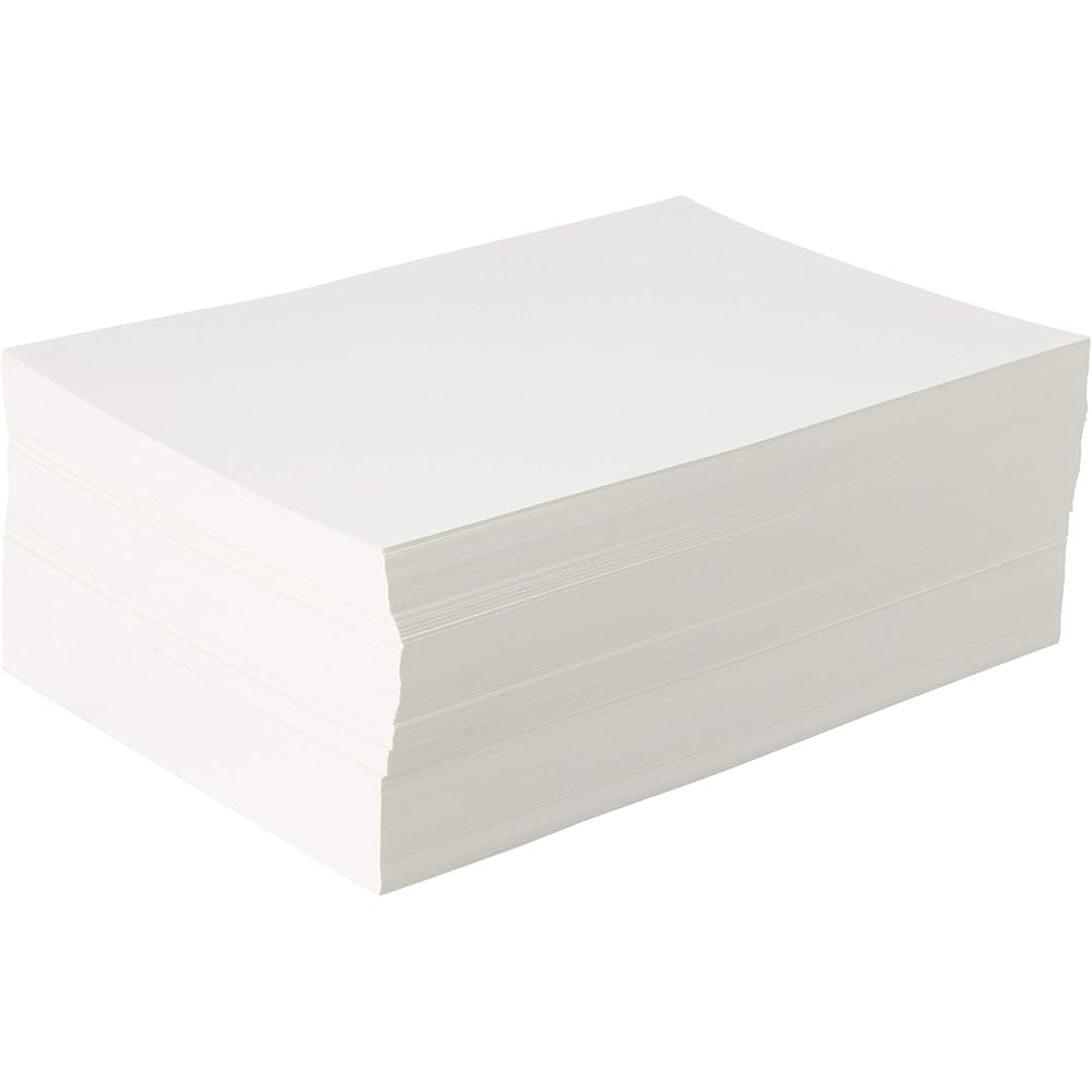 Canson XL Series Watercolor Sheet Bulk Pack, Midweight White Paper, 500 Sheets, 9x12 inch