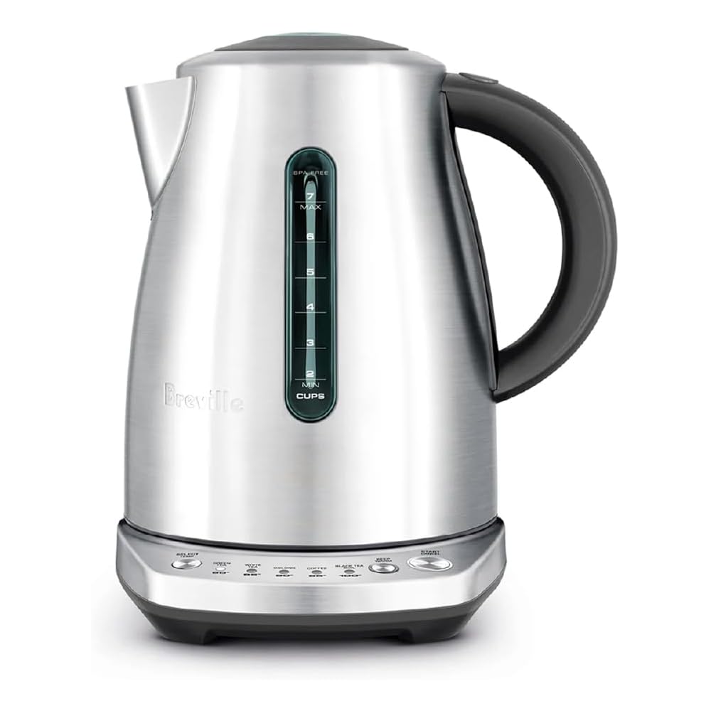 Breville BKE720BSS Temp Select Hot Water Kettle, 57 oz, Brushed Stainless Steel: Home & Kitchen