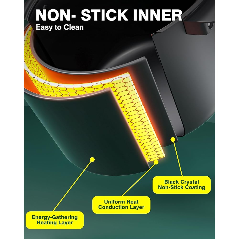 WantJoin Boba Cooker Machine - Commercial 8L Boba Cooking Pot Automatic Pearl Warmer Machine for Tea Milk Tapioca Pearls, 110V 1350W: Home & Kitchen