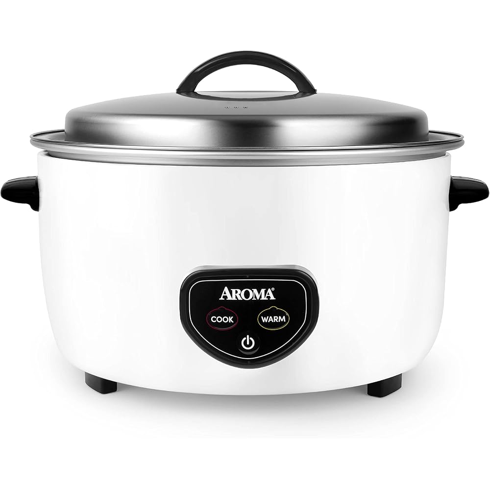 Aroma Housewares Commercial 60-Cup (Cooked) / 14Qt. Rice & Grain Cooker (ARC-1430E), White: Home & Kitchen