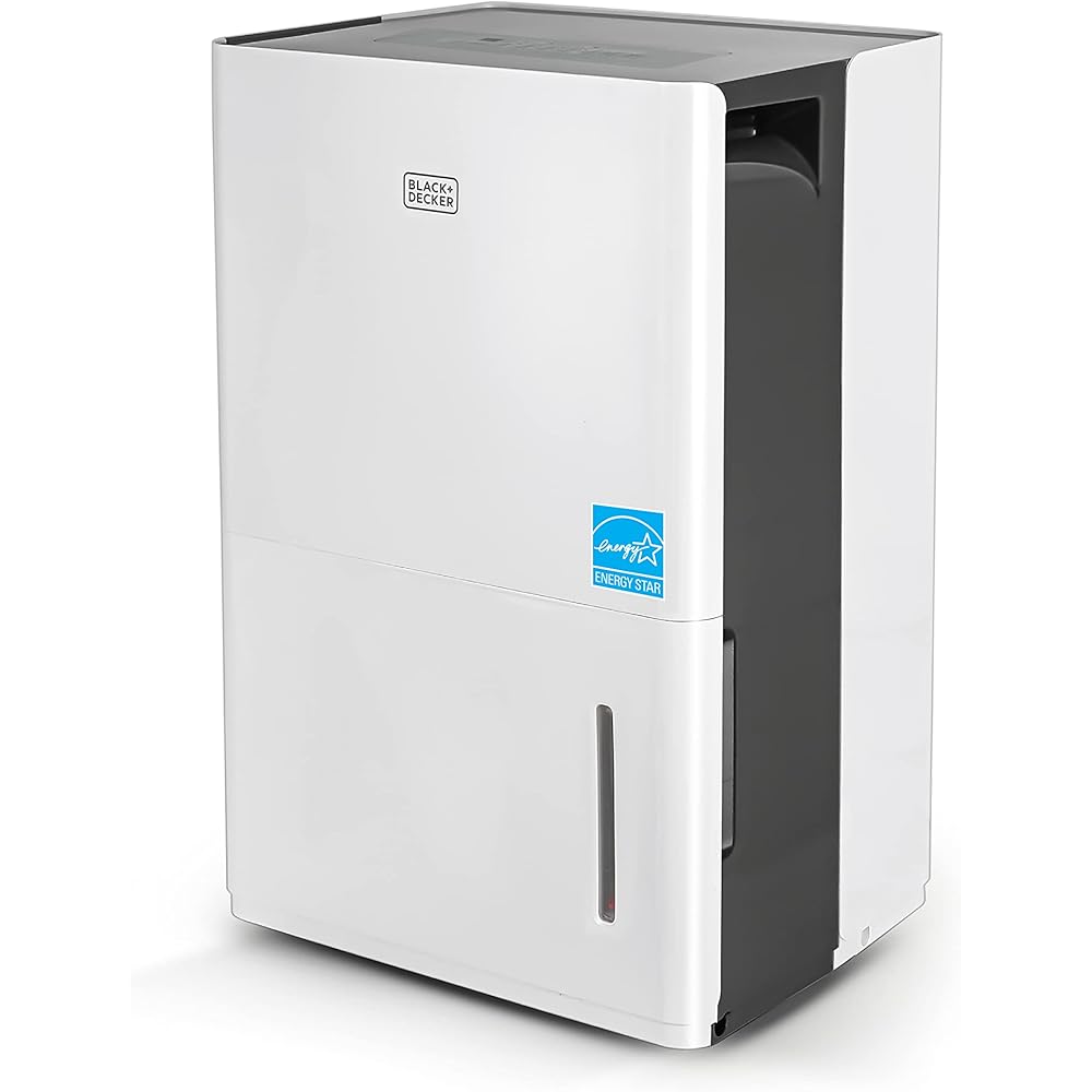 - BLACK+DECKER 3000 Sq. Ft. Dehumidifier for Large Spaces and Basements, Energy Star Certified, BD30MWSA, White