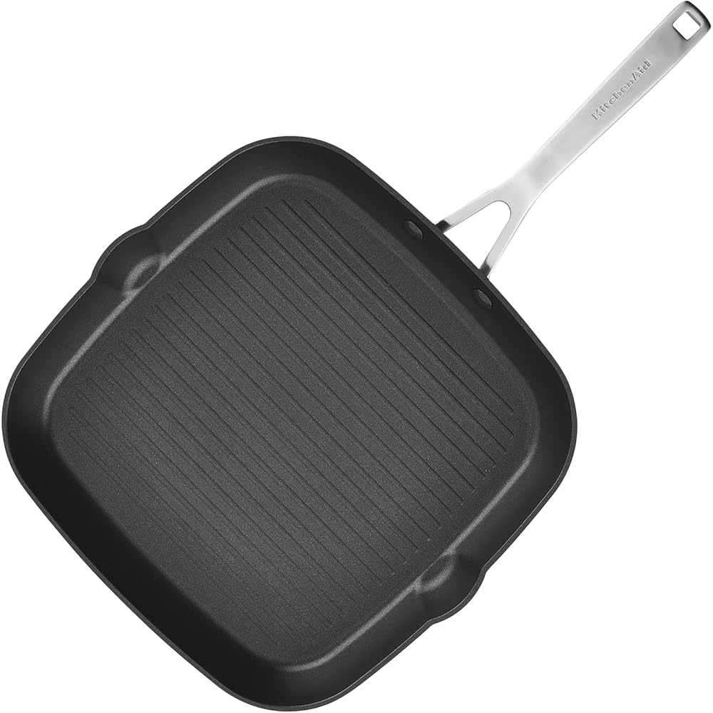 KitchenAid Hard Anodized Induction Nonstick Cookware Pots and Pans Set, 10 Piece, Matte Black: Home & Kitchen