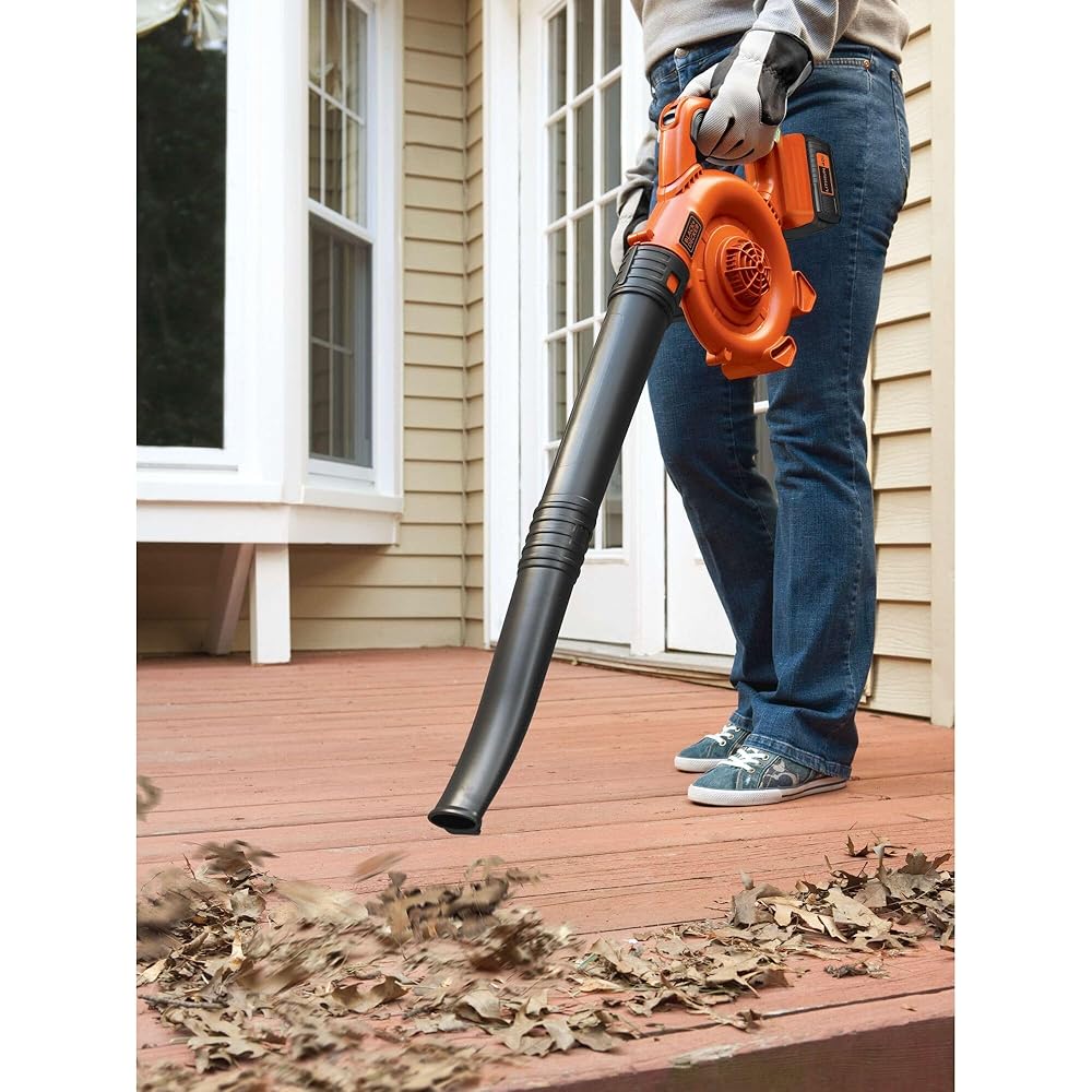 : BLACK+DECKER 40V MAX Cordless Battery Operated Leaf Blower, Hard Surface Sweeper, Variable Speed Up to 120 MPH, Battery and Charger Included (LSW36) : Lawn And Garden Blower Vacs : Home & Kitchen