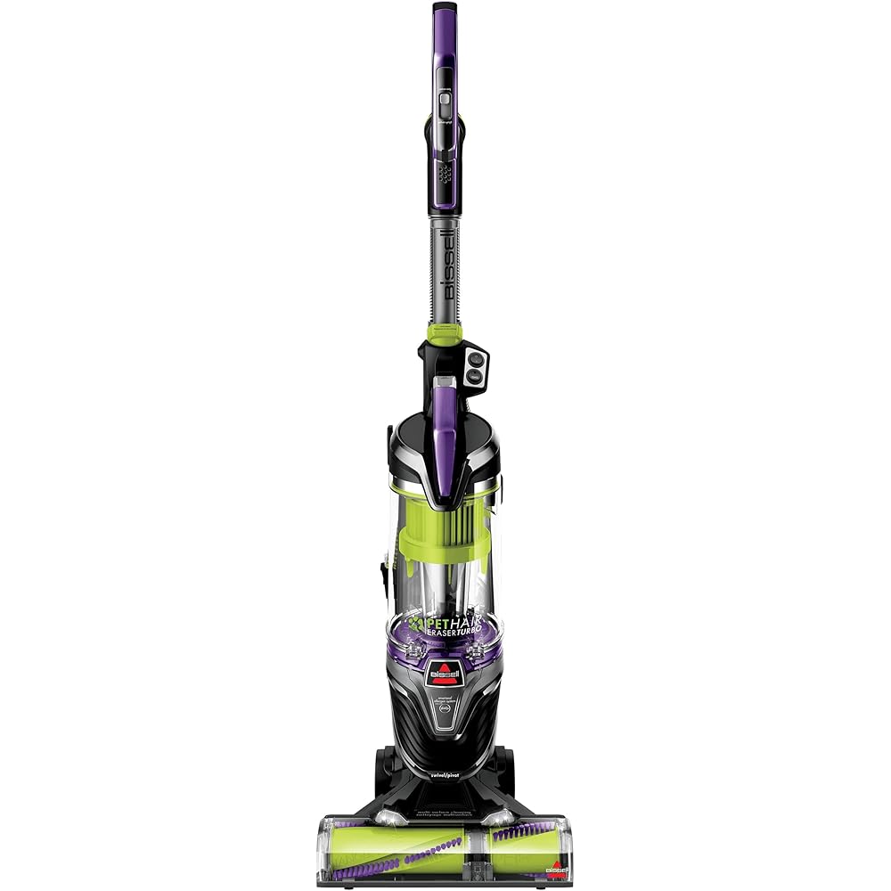 - BISSELL 24613 Pet Hair Eraser Turbo Plus Lightweight Vacuum, Tangle-Free Brush Roll, Powerful Pet Hair Pick-up, SmartSeal Allergen System, Specialized Pet Tools, Easy Empty Dirt Tank