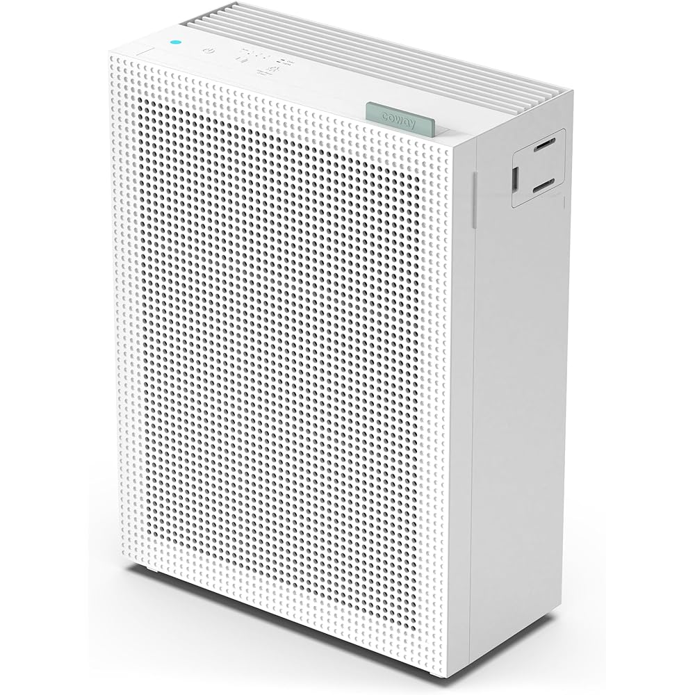 COWAY Air Purifiers for Home Bedroom up to 1,035ft² with Washable Filter, True HEPA Filter for Smoke, Pollen, Dander, Smell Air Purifier with Air Quality Monitor, Auto Mode, 3yr Warranty, 150, White : Home & Kitchen