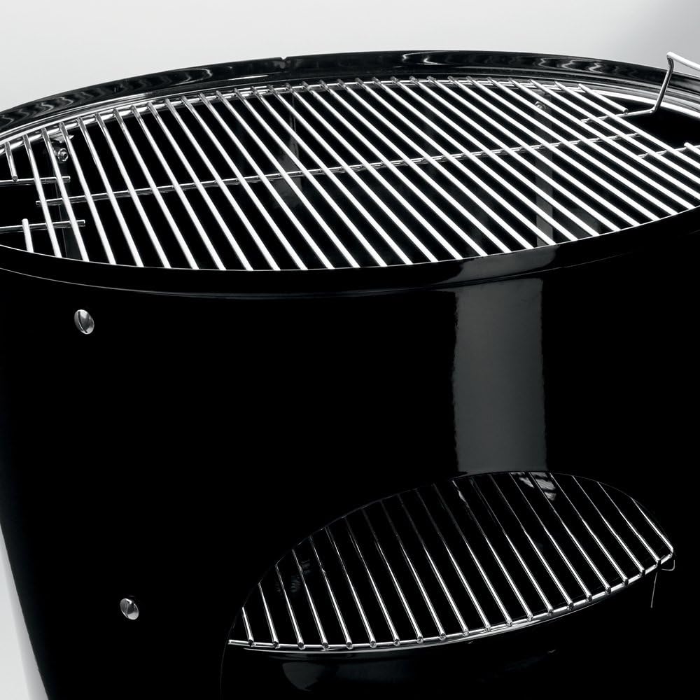 : Weber 18-inch Smokey Mountain Cooker, Charcoal Smoker : Patio, Lawn & Garden