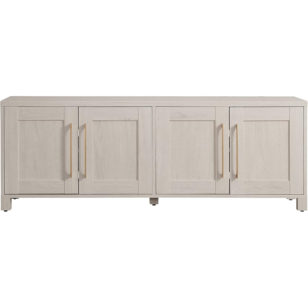 Henn&Hart Rectangular TV Stand for TV's up to 80