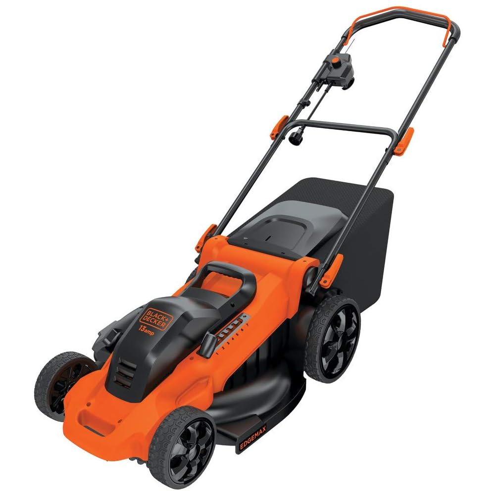: BLACK+DECKER Lawn Mower, Corded, 13-Amp, 20-Inch (MM2000) : Patio, Lawn & Garden