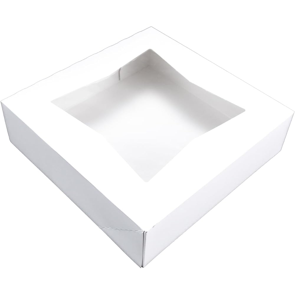 Southern Champion Tray 24133 White Paperboard Window Bakery Box, 9
