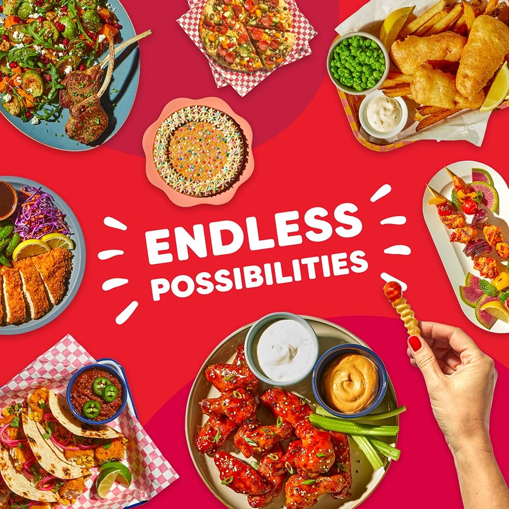 Instant Pot Vortex 6QT XL Air Fryer, 4-in-1 Functions that Crisps, Roasts, Reheats, Bakes for Quick Easy Meals, 100+ In-App Recipes, is Dishwasher-Safe, from the Makers of Instant Pot, Black : Home & Kitchen