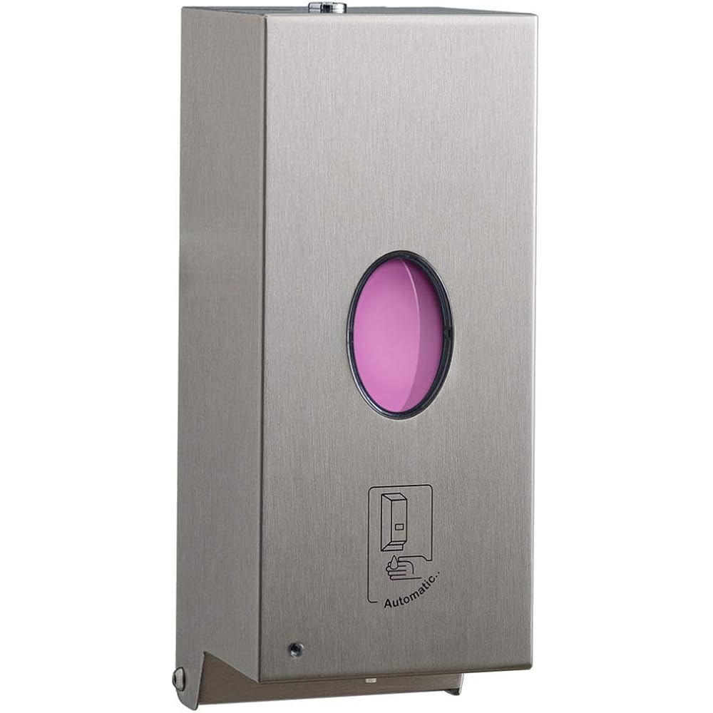 Bobrick B-2012 Automatic Wall-Mounted Liquid Soap Dispenser, Stainless Steel, 30 Fl Oz Capacity : Home & Kitchen
