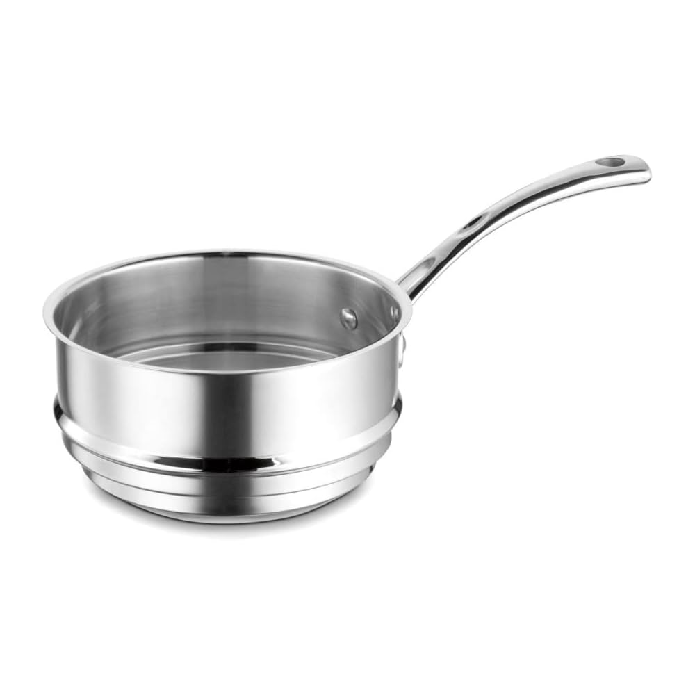 Cuisinart French Classic Tri-Ply Stainless 3-Piece Saucepan and Double Boiler Set: Home & Kitchen
