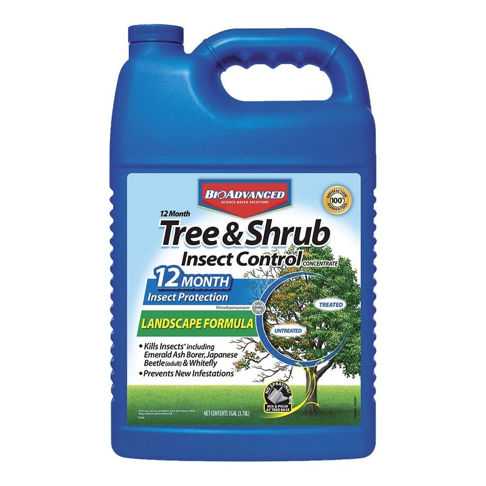 BioAdvanced 12 Month Tree and Shrub Insect Control Landscape Formula, Concentrate, 1 Gal