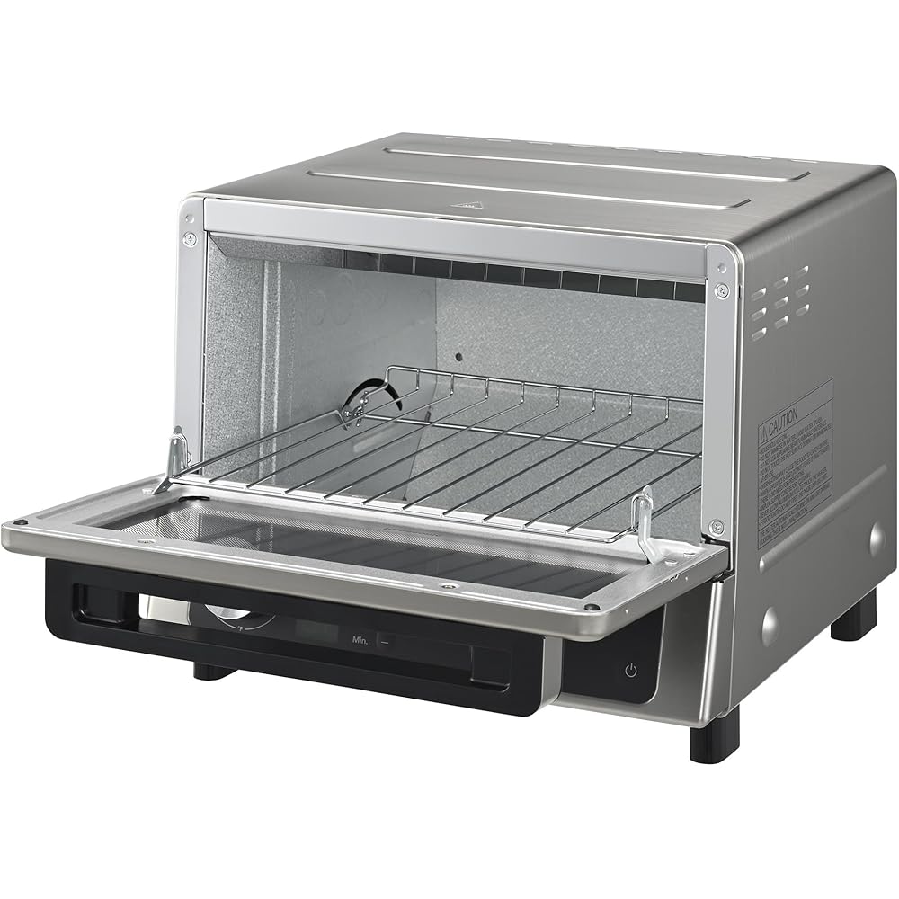 Panasonic FlashXpress Toaster Oven Countertop, 4-Slice Compact Size w/Double Infrared Heating, PFAS-free, 6 Auto Cook Options & Precise Temperature Control, 1300W - NB-G200P (Stainless Steel) : Home & Kitchen