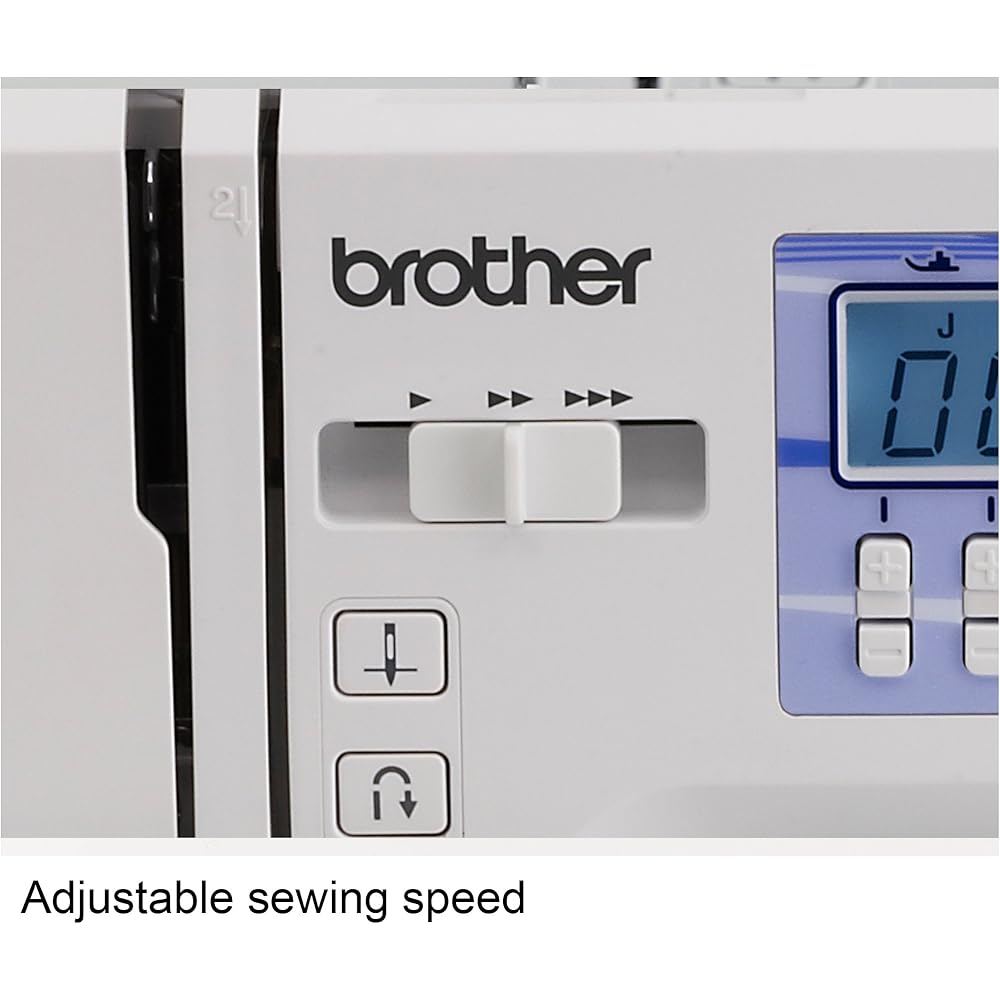 Brother HC1850 Sewing and Quilting Machine, 185 Built-in Stitches, LCD Display, 8 Included Feet