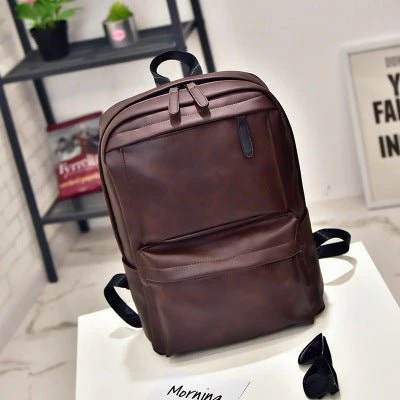 Retro Leather Backpack