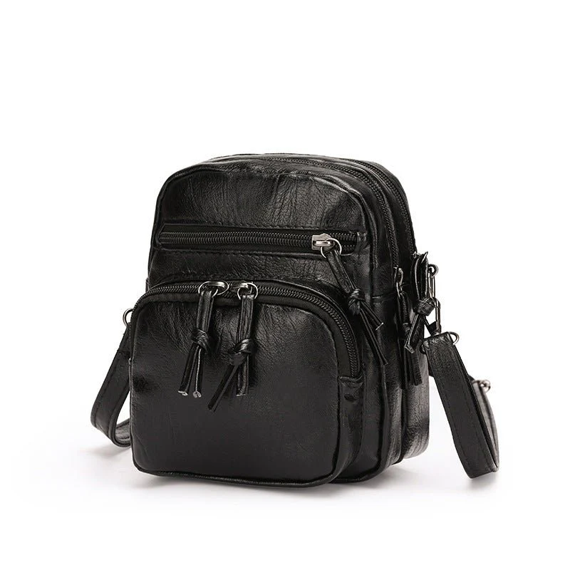 Women Soft Leather Crossbody Travel Bag