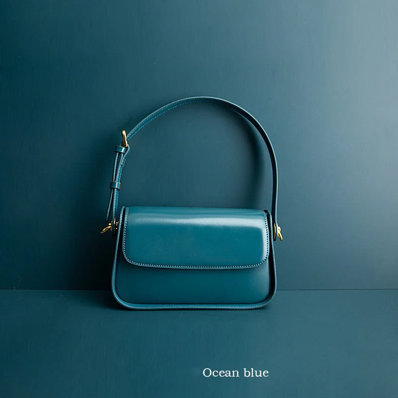 Women's Luxury Fashion Leather One Shoulder Messenger Underarm Bag