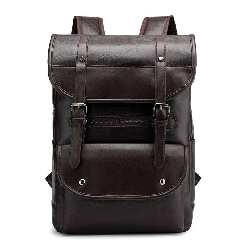 Men's Synthetic Leather Backpack
