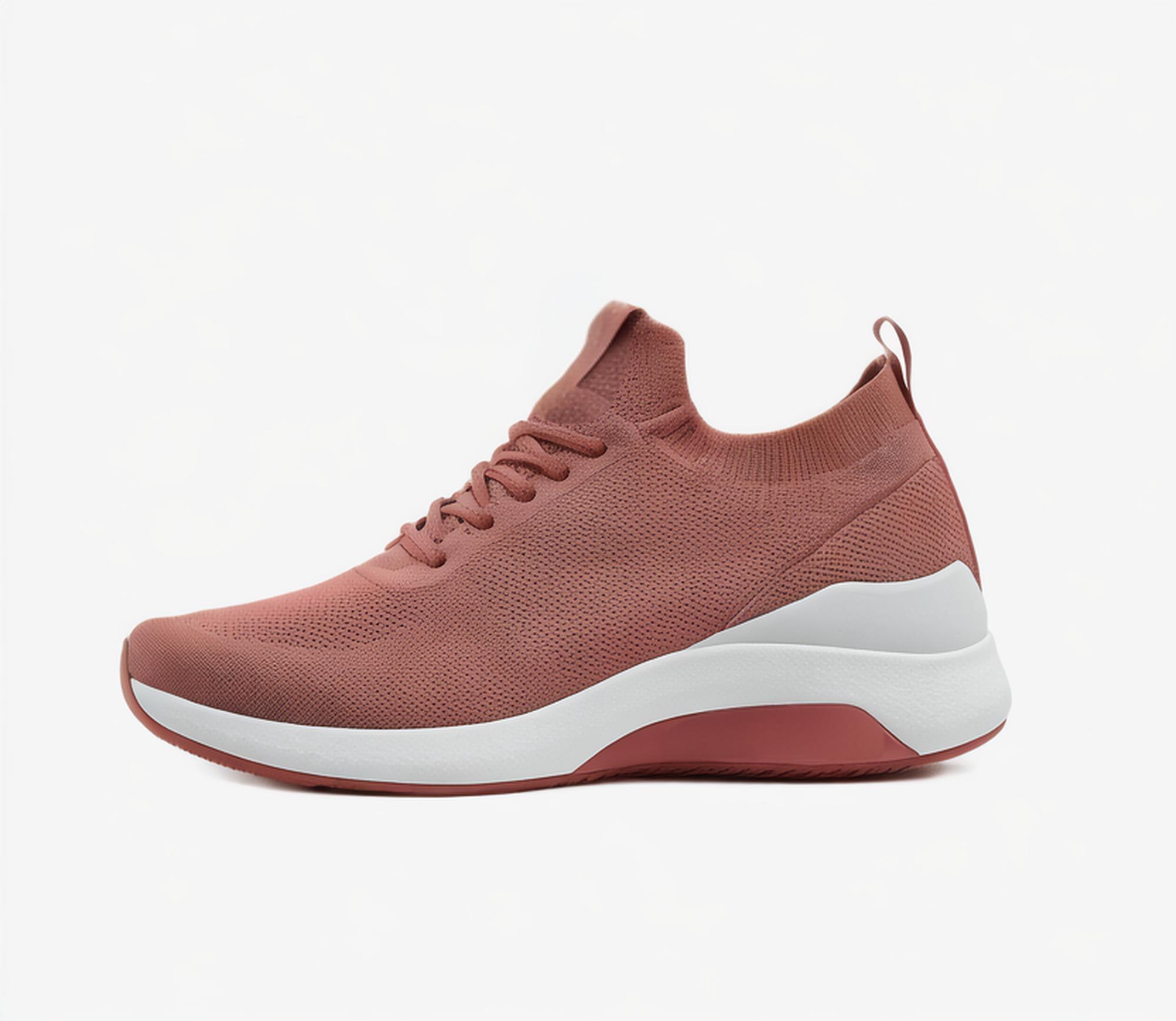 Lightweight Women's Sports Running Shoes Hollow Flying Woven with Soft Cotton Fabric Lining Casual Travel Shoes