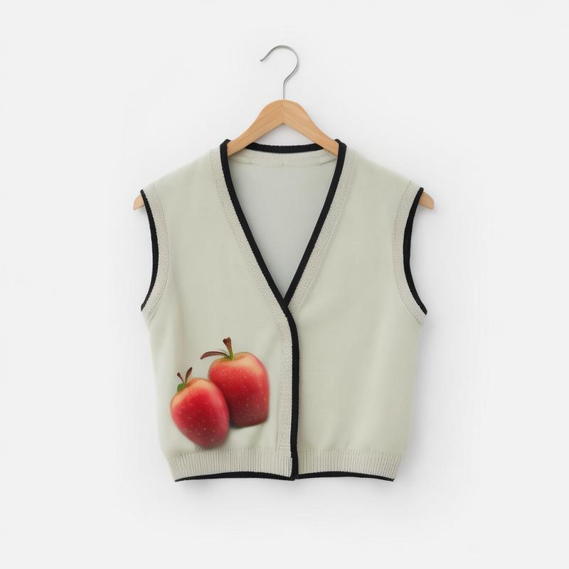 women's clothing 2024 early autumn new French style small fragrance style V-neck knitted vest vest