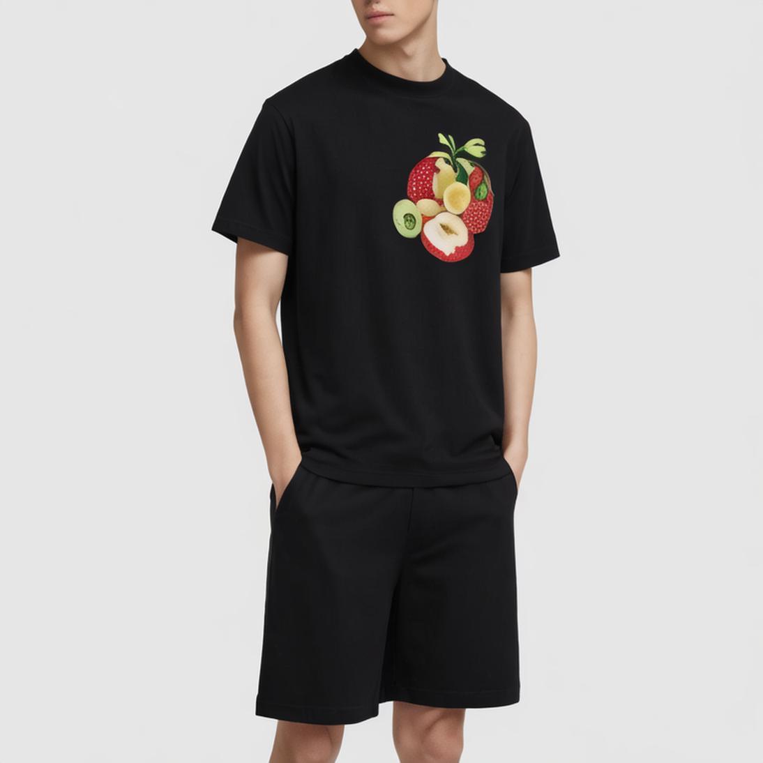 tshirts men's cotton blank t-shirt streetwear overs crewneck drop shoulder heavyweight t shirt for men