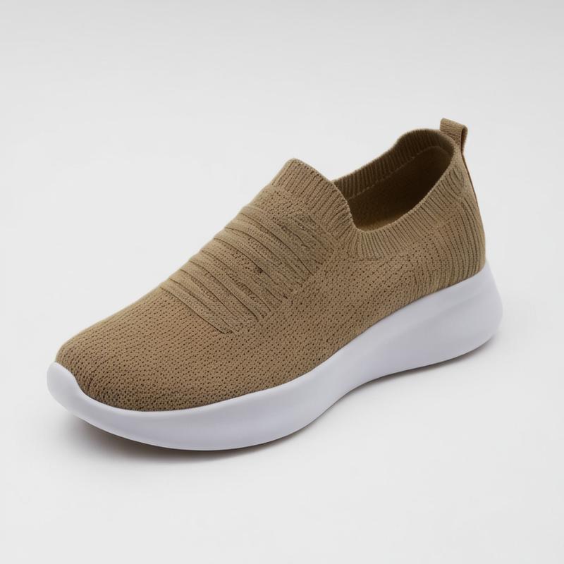 New Fashionable Women's Running Shoes Breathable Flying Woven Sports Shoes for Autumn Trendy Casual Waterproof and Flexible