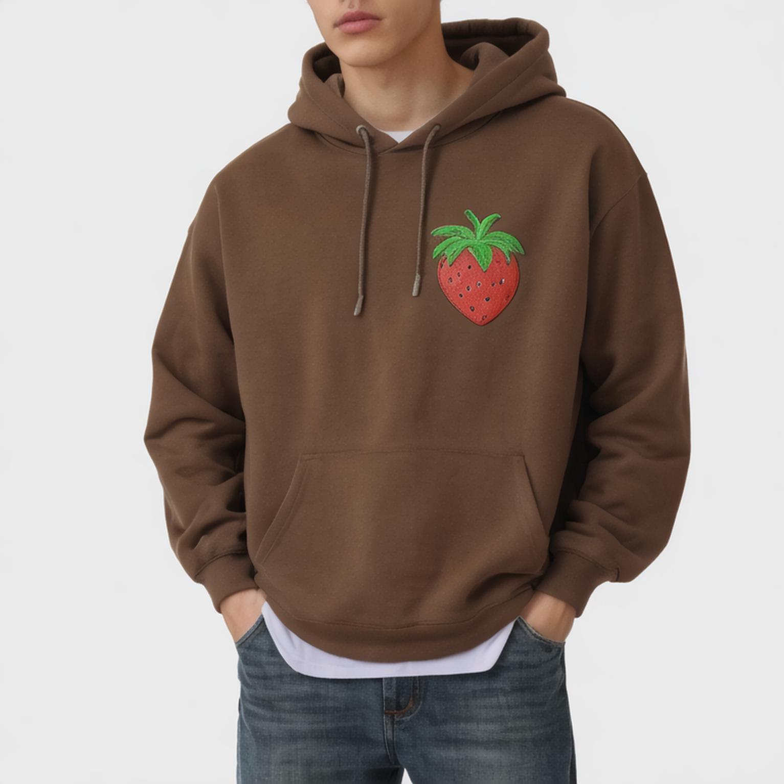 Men's washed hoodies boxy fit Streetwear heavyweight Cotton Pullover hooded sweatshirts vintage hoodie for men