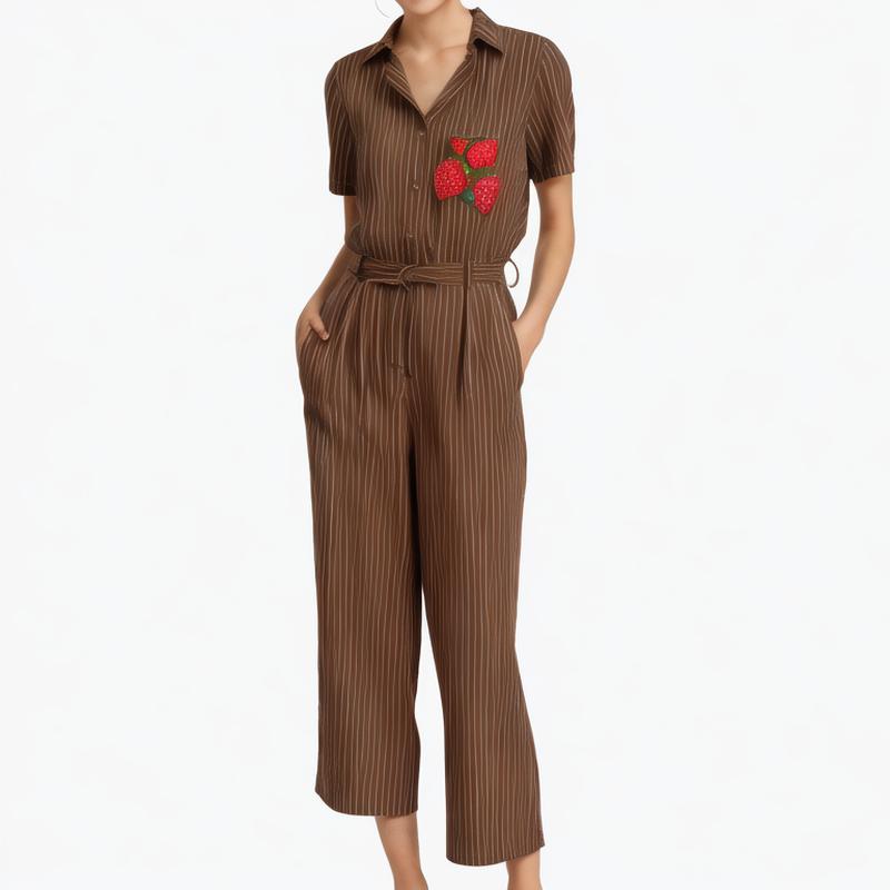 pleat polyester fashion casual women's romper Solid color lace-up form-fitting everyday holiday romper