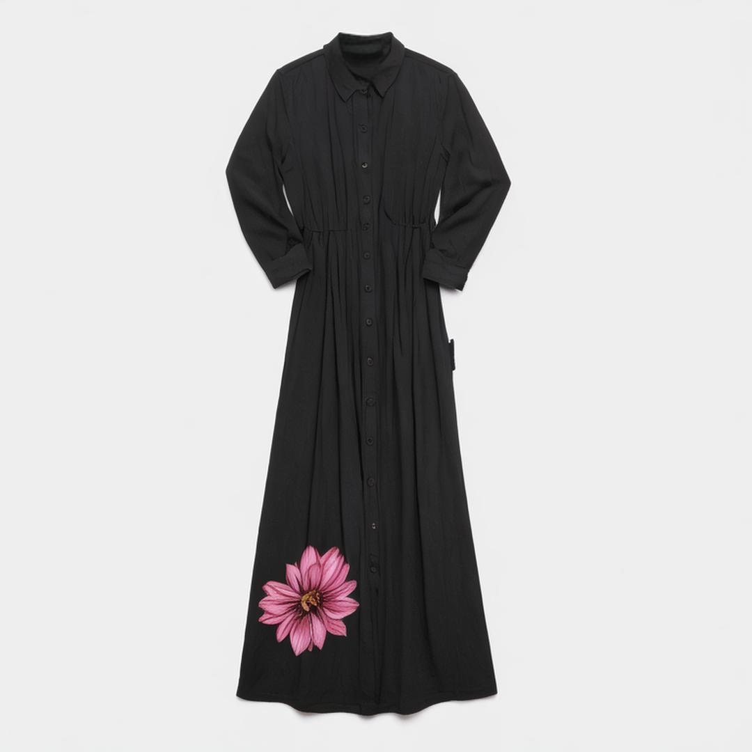 Women 2024 summer New Chic Fashion necktie Midi Dress Vintage Short Sleeve Female Dresses robe Mujer