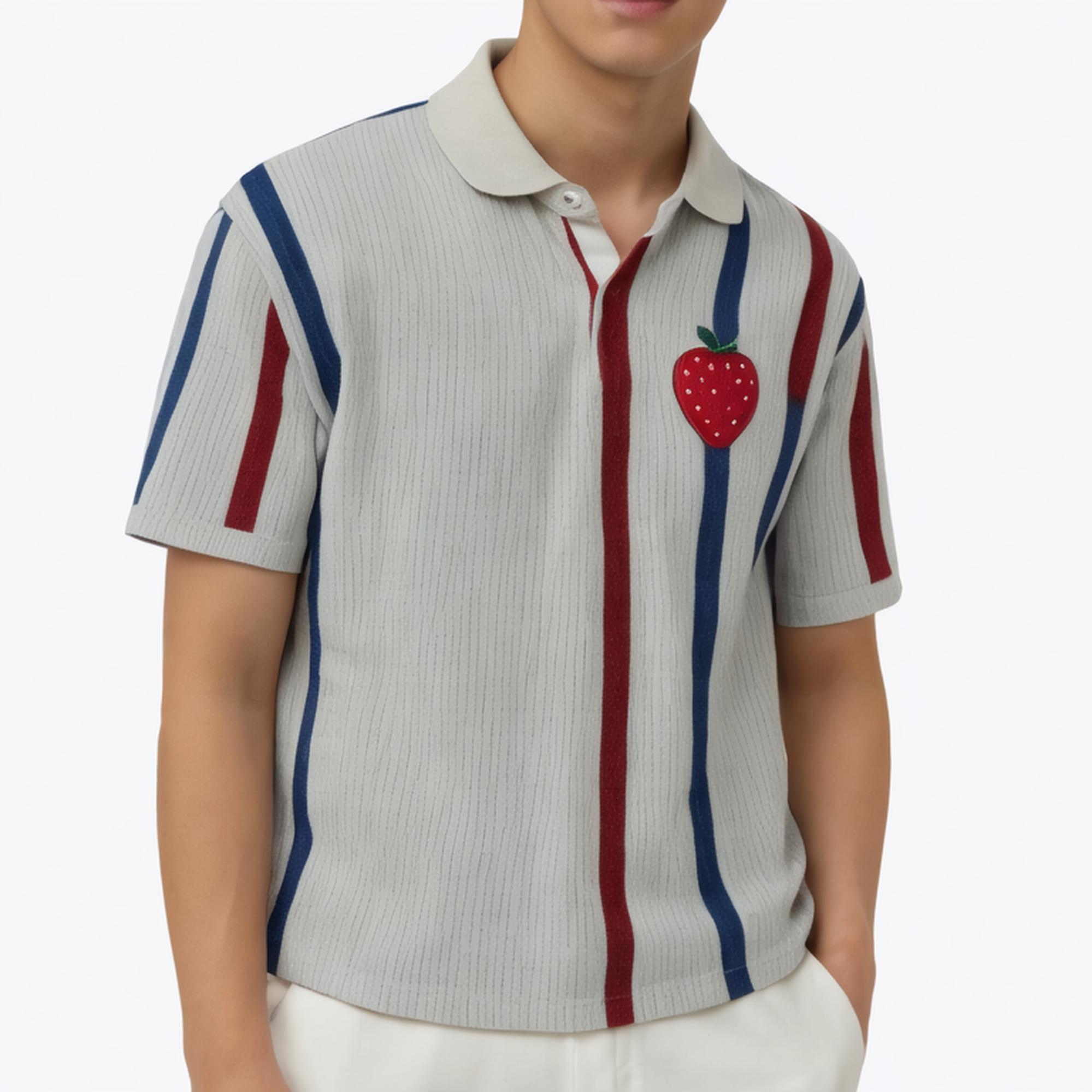 men sweater short Sleeve pullover knitwear hollow out knit top Spring men knitt sweater