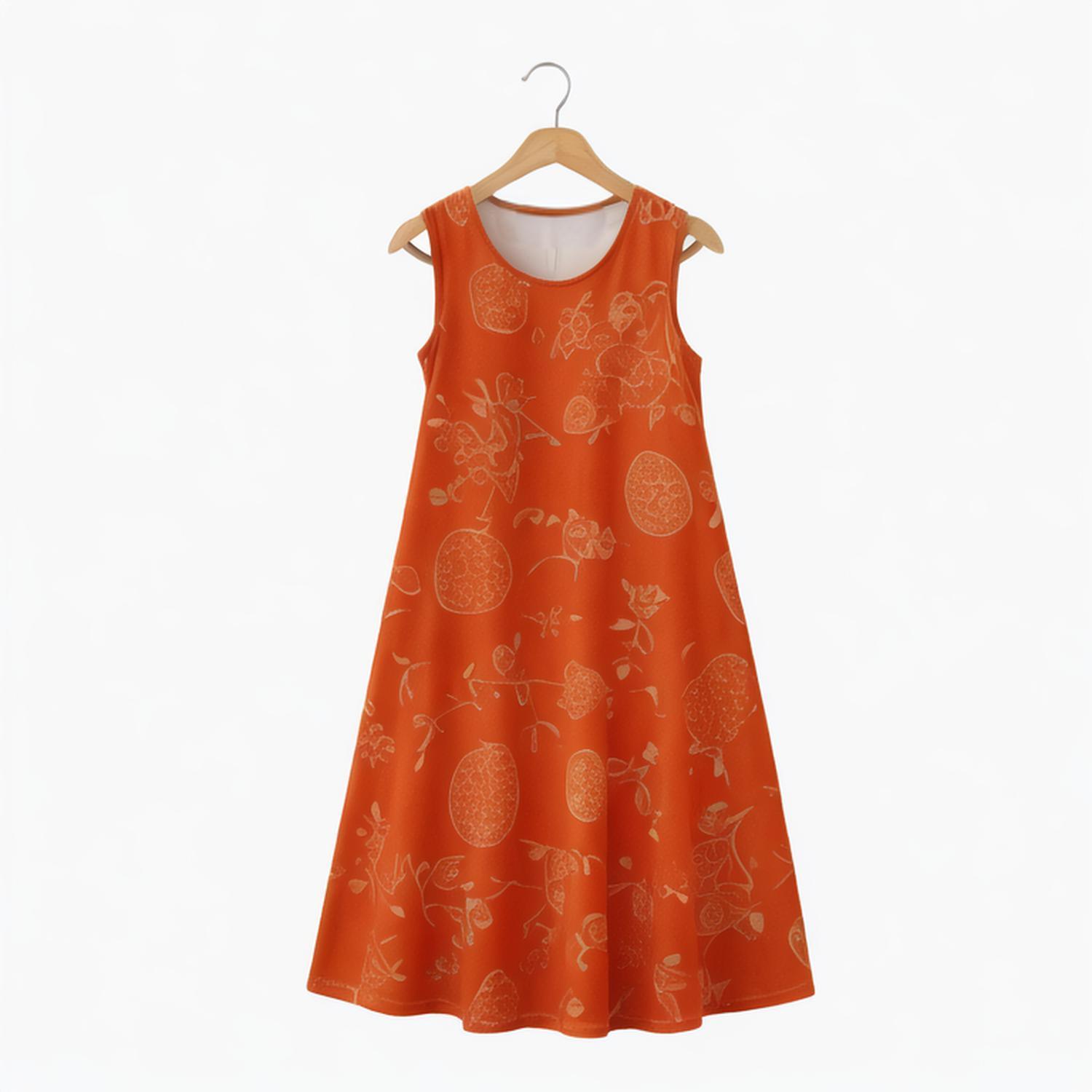 Women 2024 summer New Chic Fashion printing Midi Dress Vintage Sleeveless Tie-up Straps Female Dresses robe Mujer