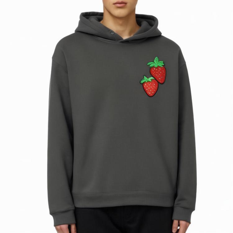 Men's drop shoulder Hoodies Hood Sweatshirt Casual wash distress oversize pullover Heavyweight hoodie for men