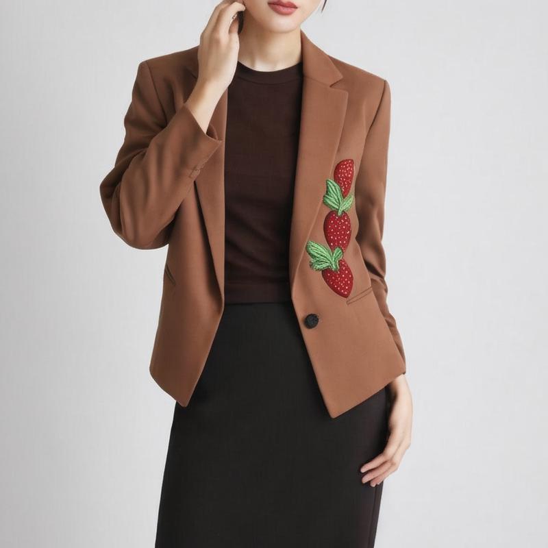 Latest Spring 2024 New Ladies Casual Long Sleeve Blouses Thin Pleat Top  ize Loose Size Jacket Ladies Coat