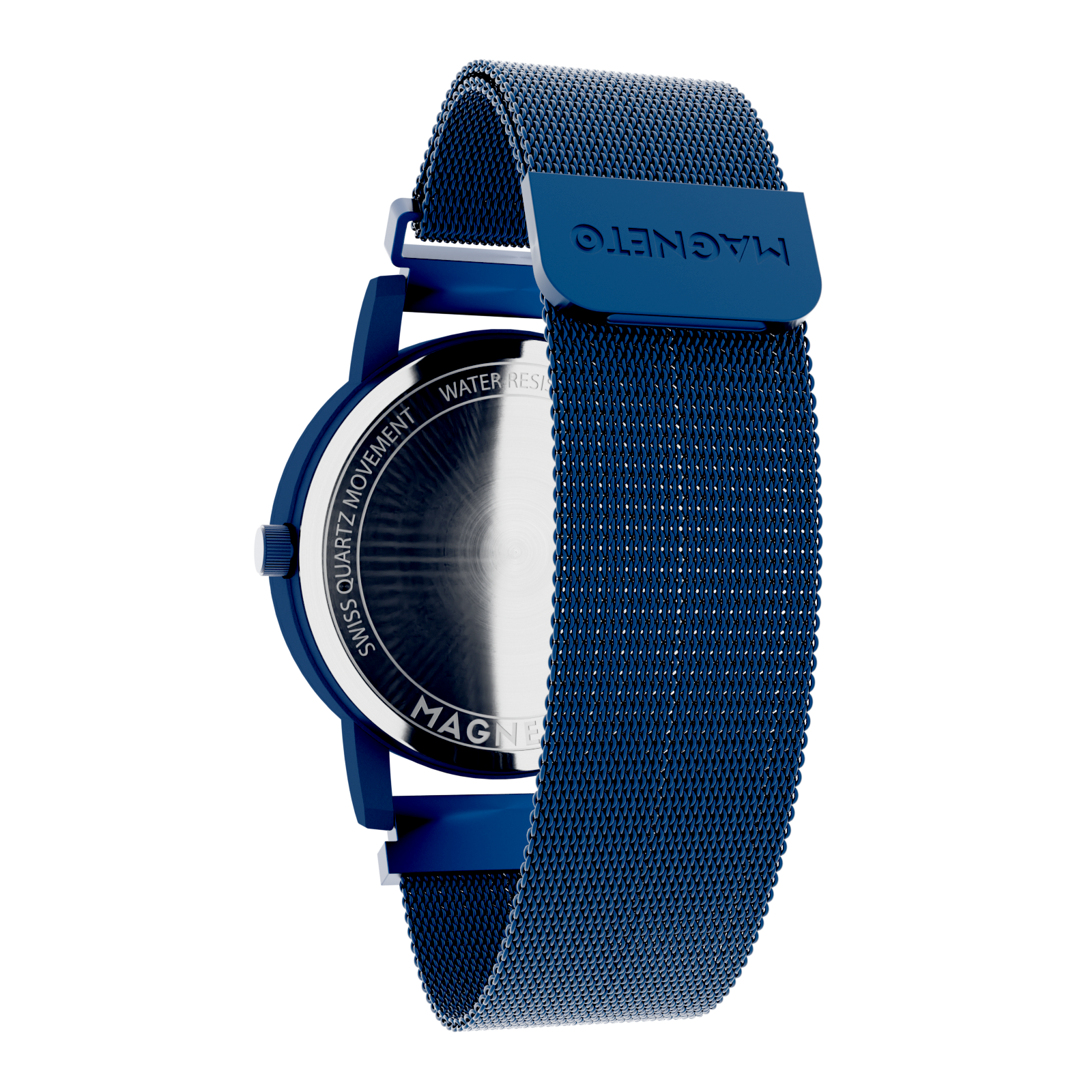 Wave Blue mesh magnetic blue