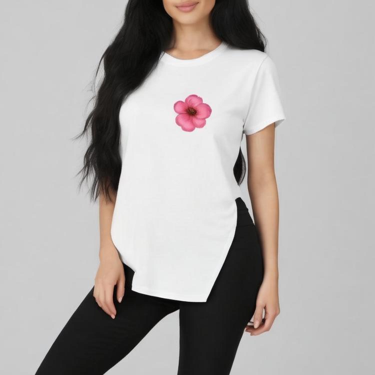 women Crewneck T Shirt 100% Cotton luxury Quality loose blank t shirt For women