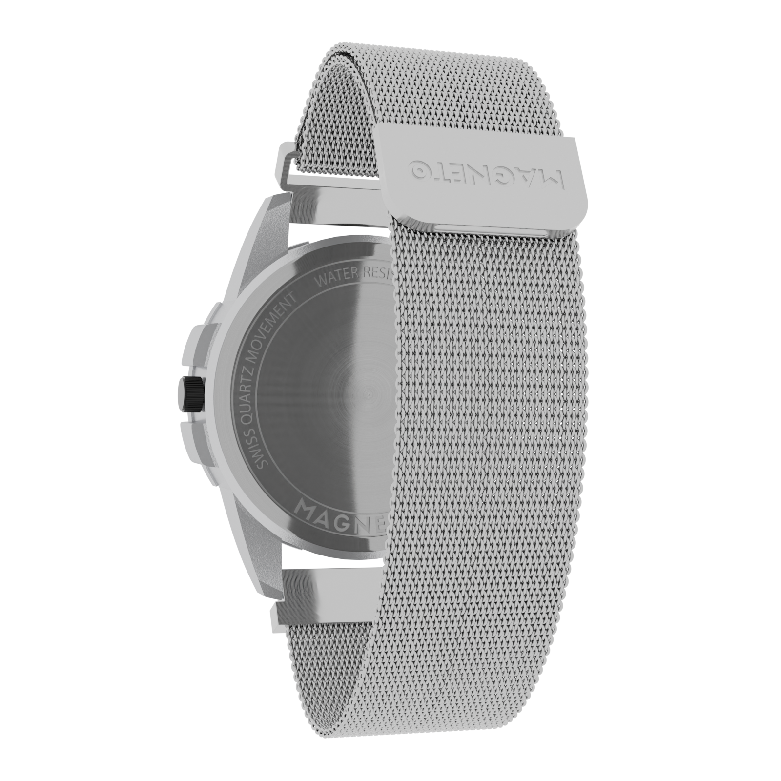 Uranus Red mesh magnetic silver