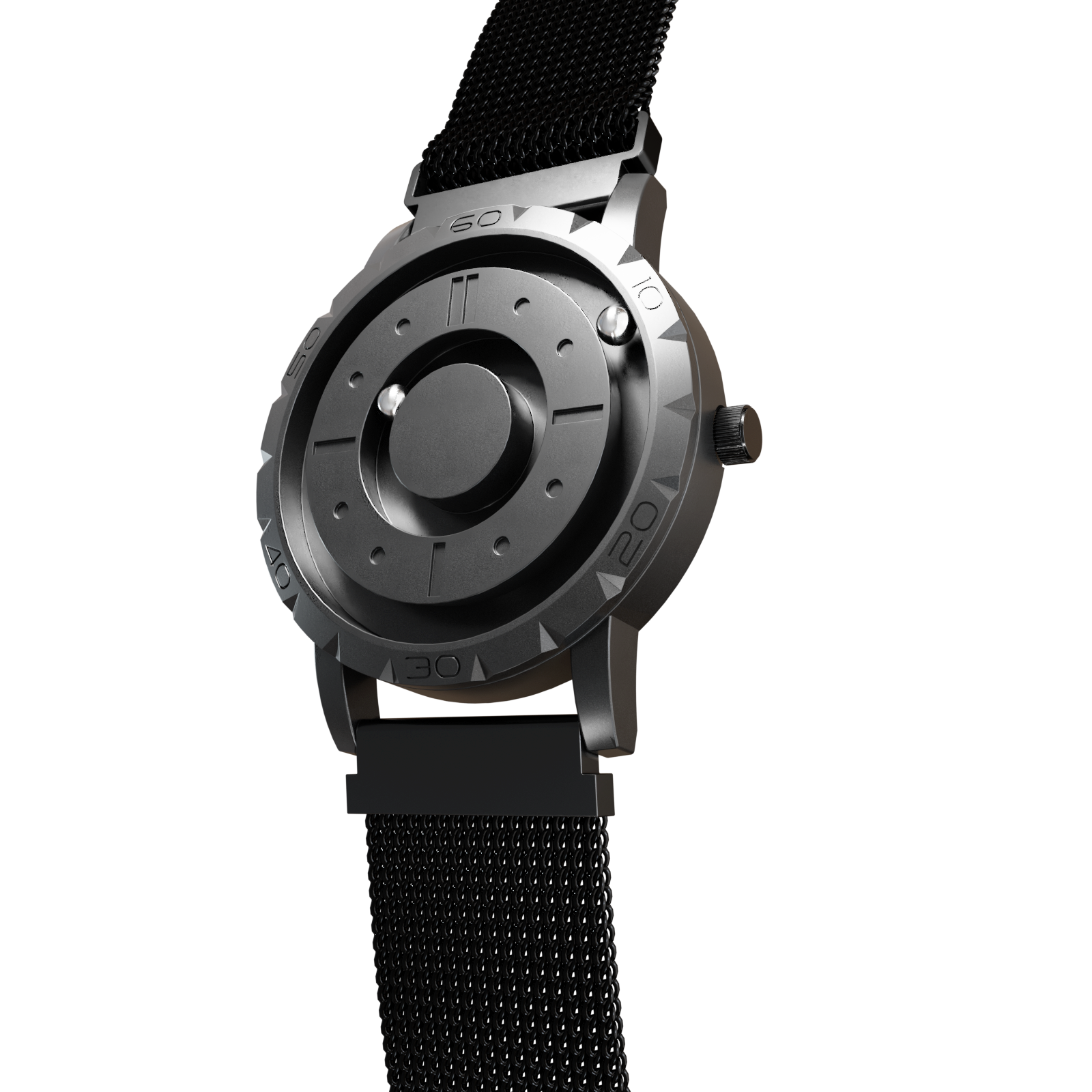 Komet Black mesh magnetic black